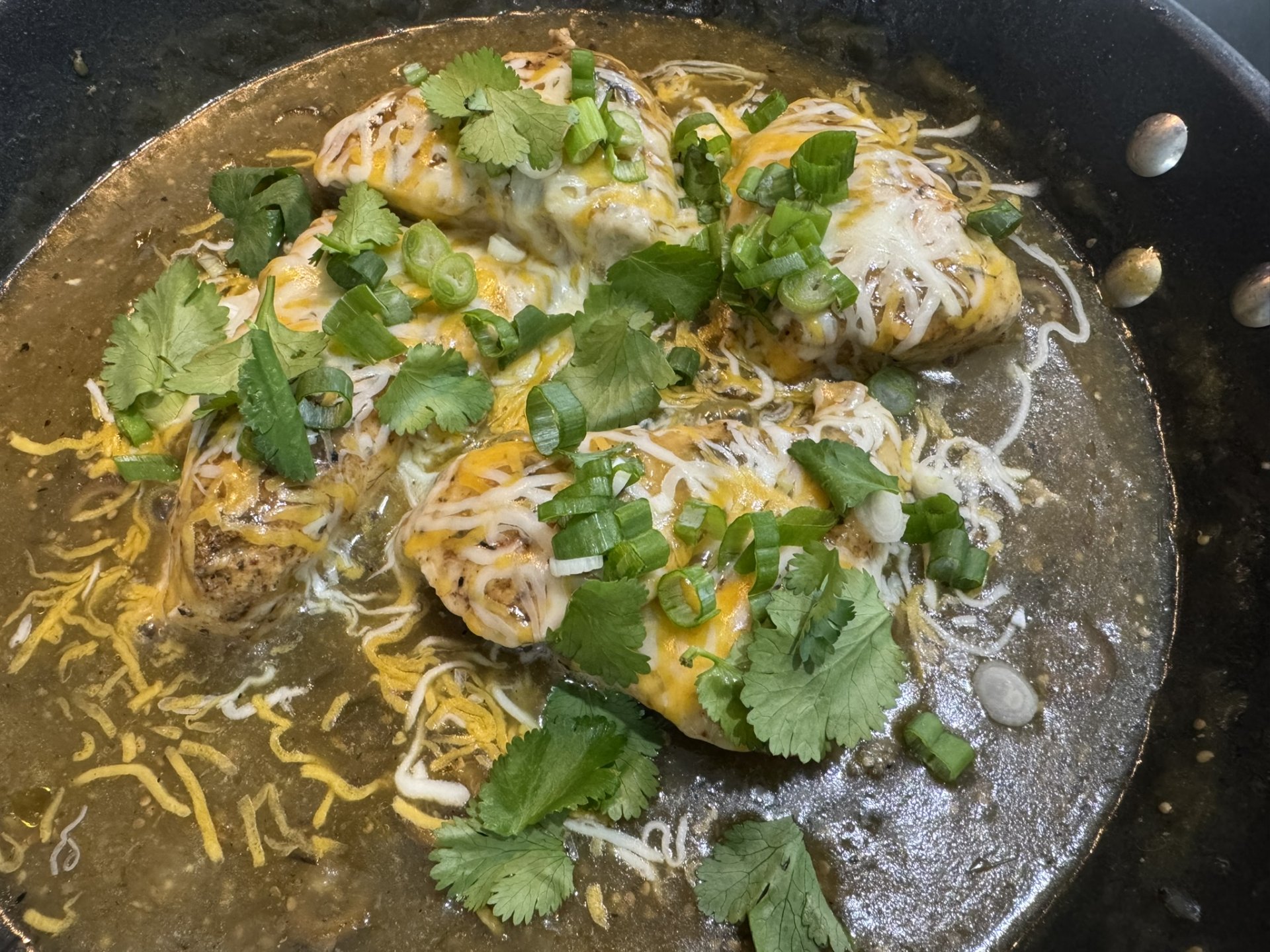Salsa Verde Chicken Skillet | Kools Family Favorites